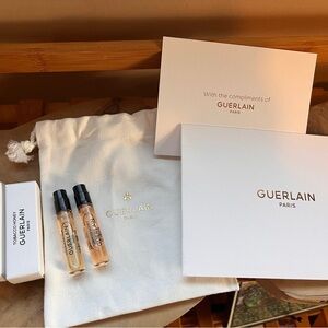Guerlain Tobacco Honey & Spiritueuse Double Vanille Perfume Gift Set Bag & Card